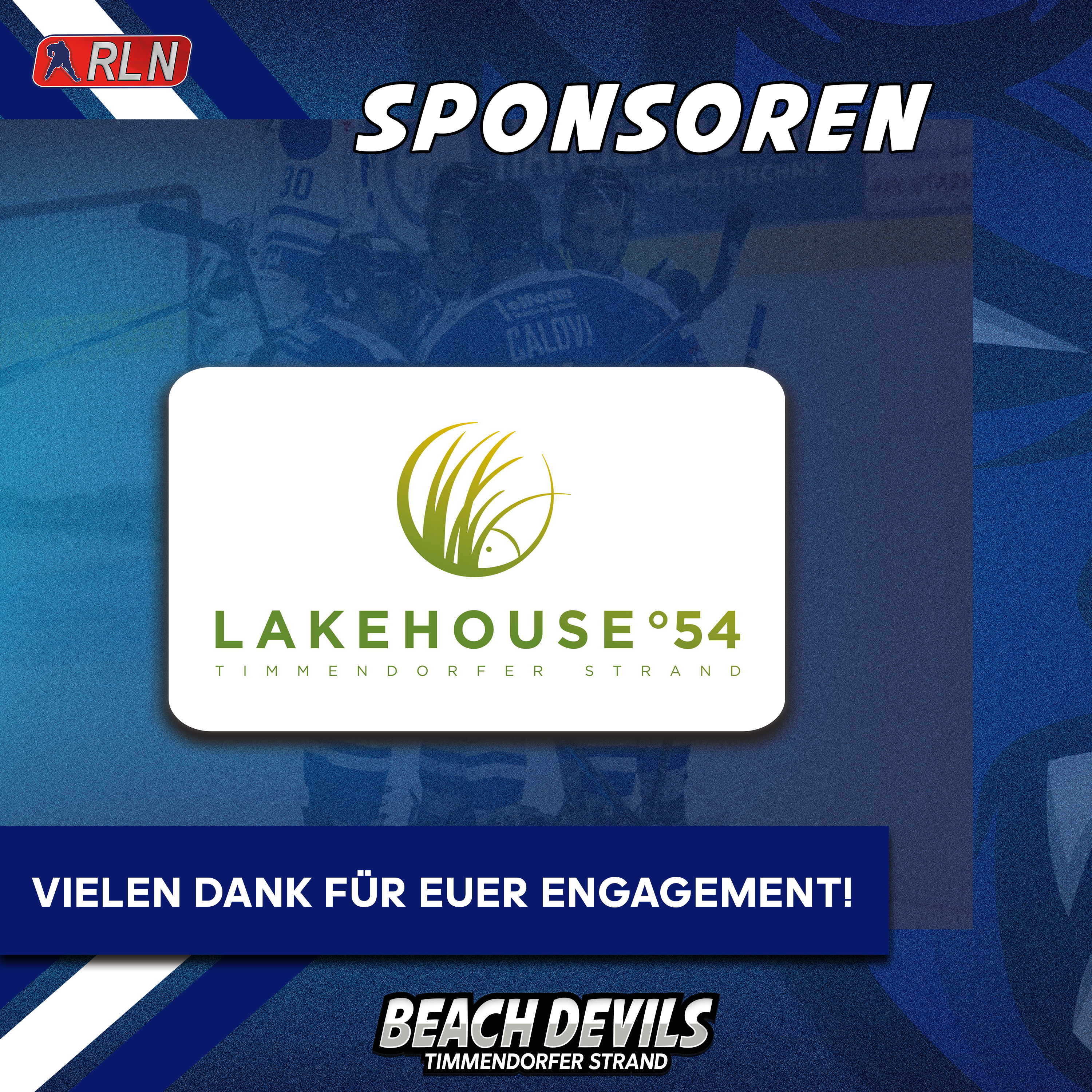 Das Lakehouse°54 wird neuer Sponsor der Beach Devils!