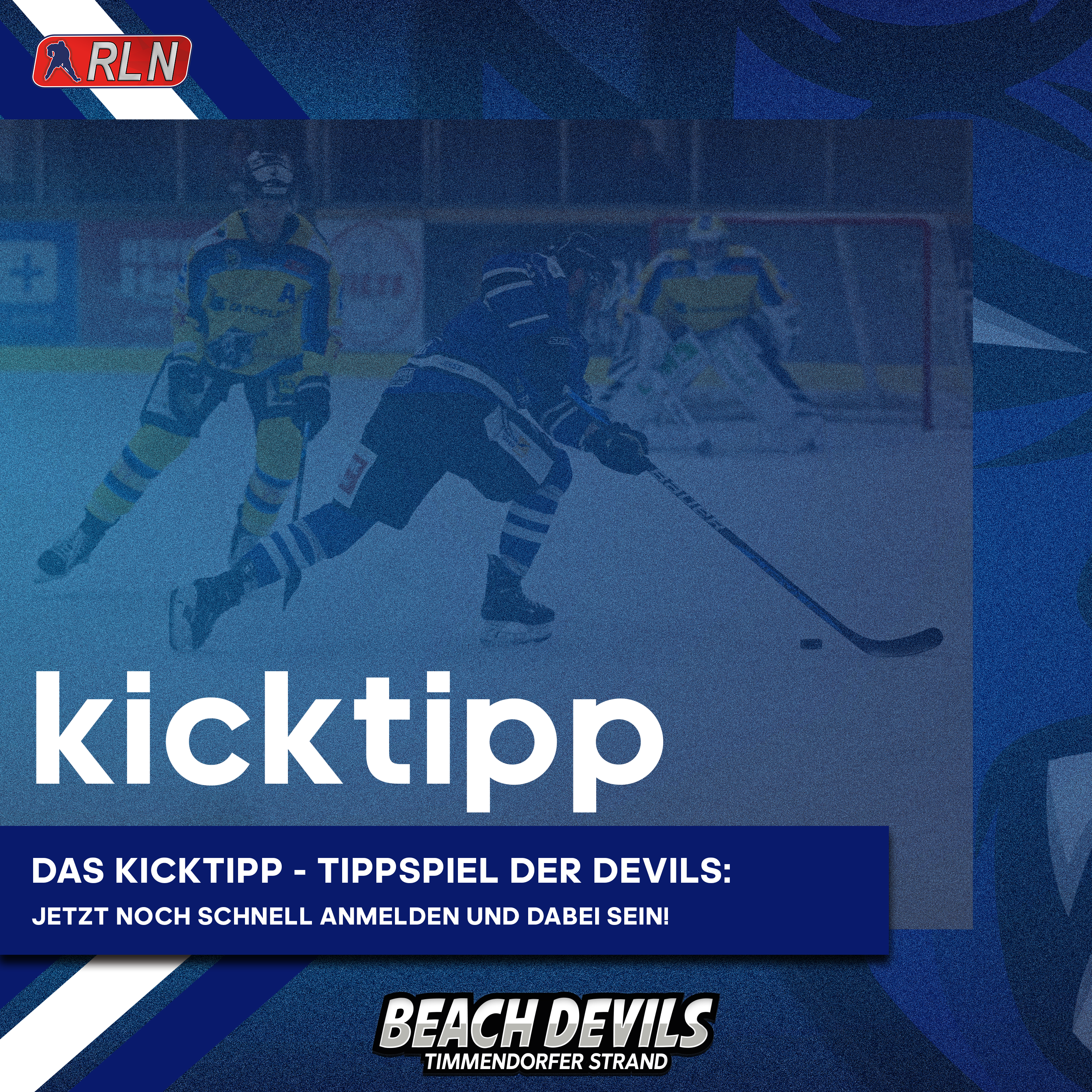 Melde dich jetzt zum Devils-Kicktipp Spiel für die neue Saison an!