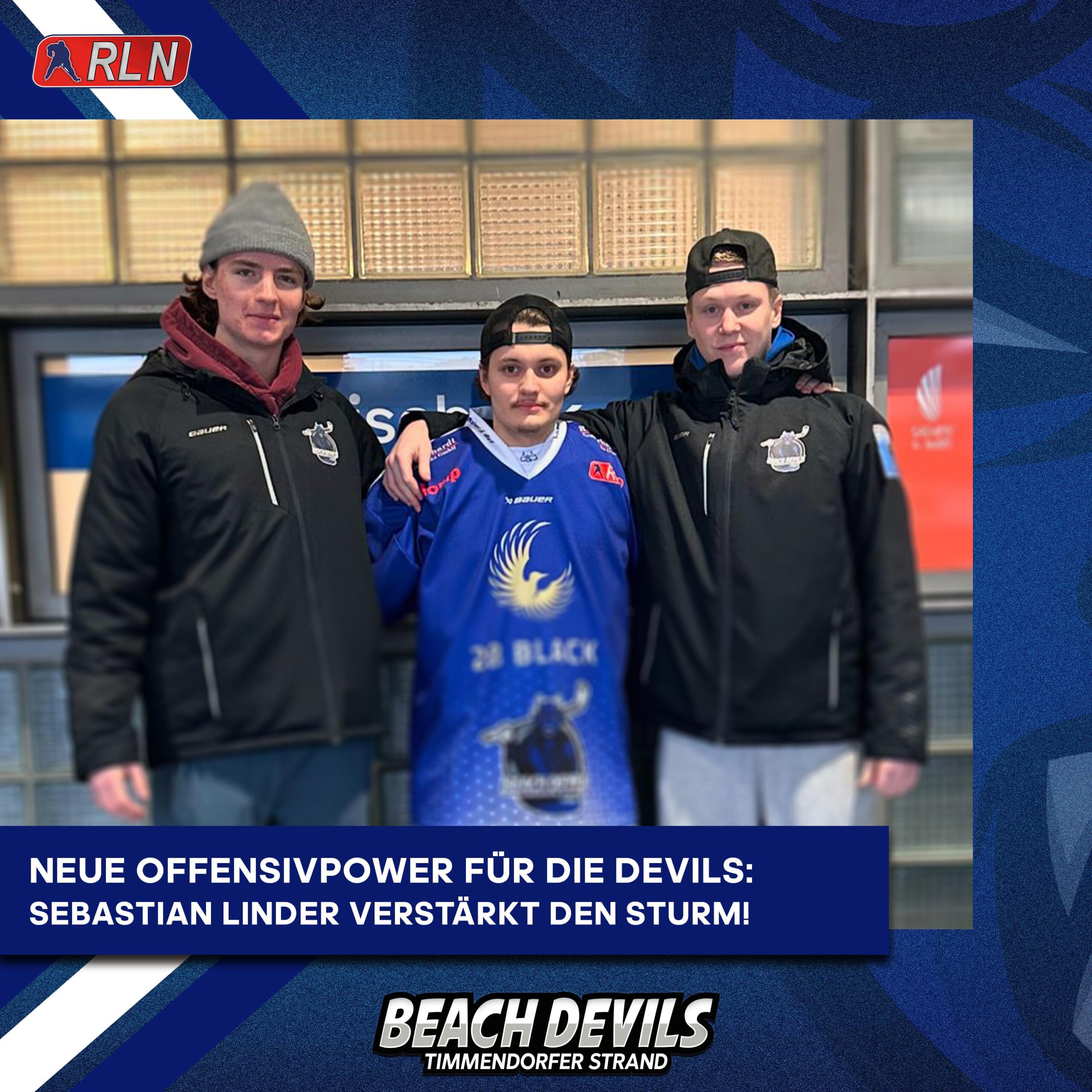 Sebastian Linder verstärkt die Offensive der Beach Devils