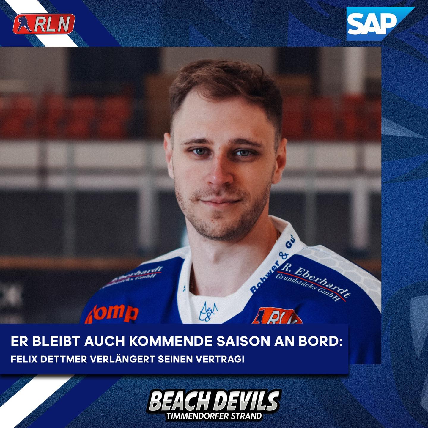 Felix Dettmer verlängert seinen Vertrag bei den Beach Devils!