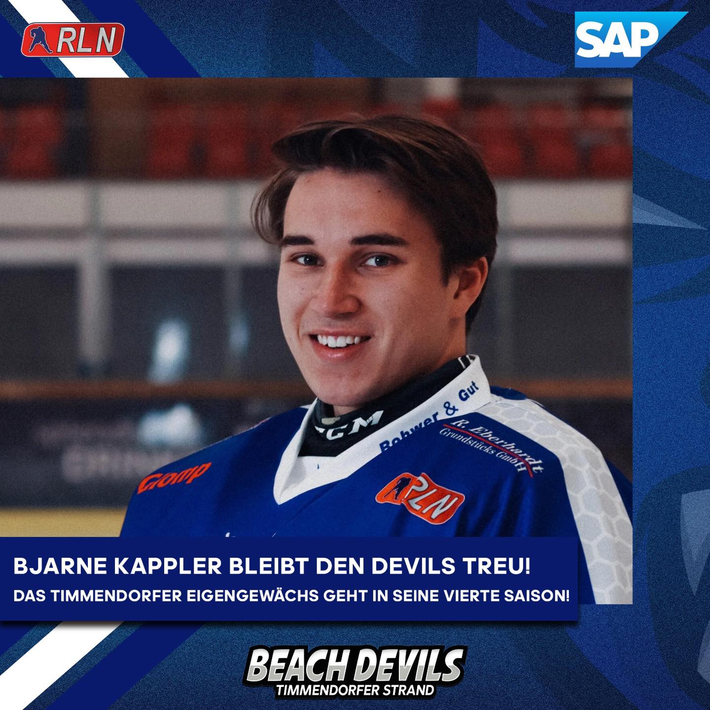 Bjarne Kappler bleibt auch in der kommenden Saison bei den Beach Devils