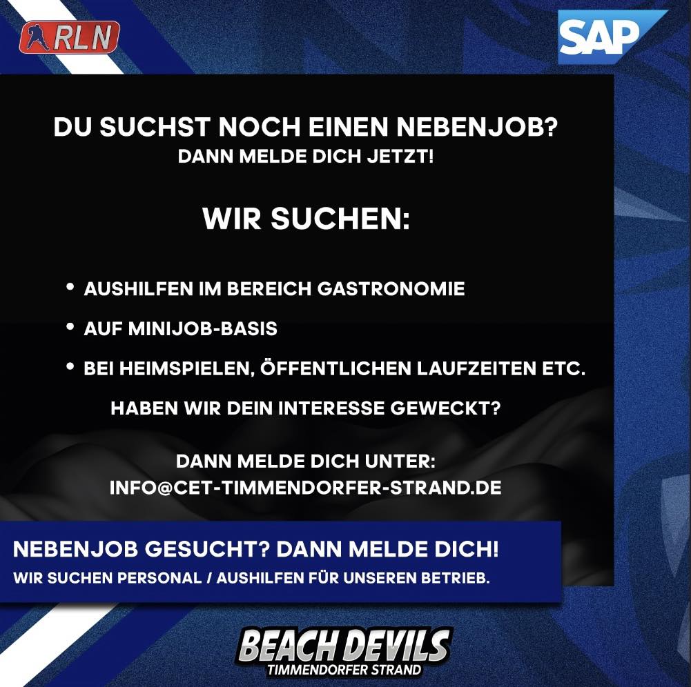 Wir suchen dich: Aushilfen (m/w/d) für unsere Verkaufsflächen in der Eishalle!
