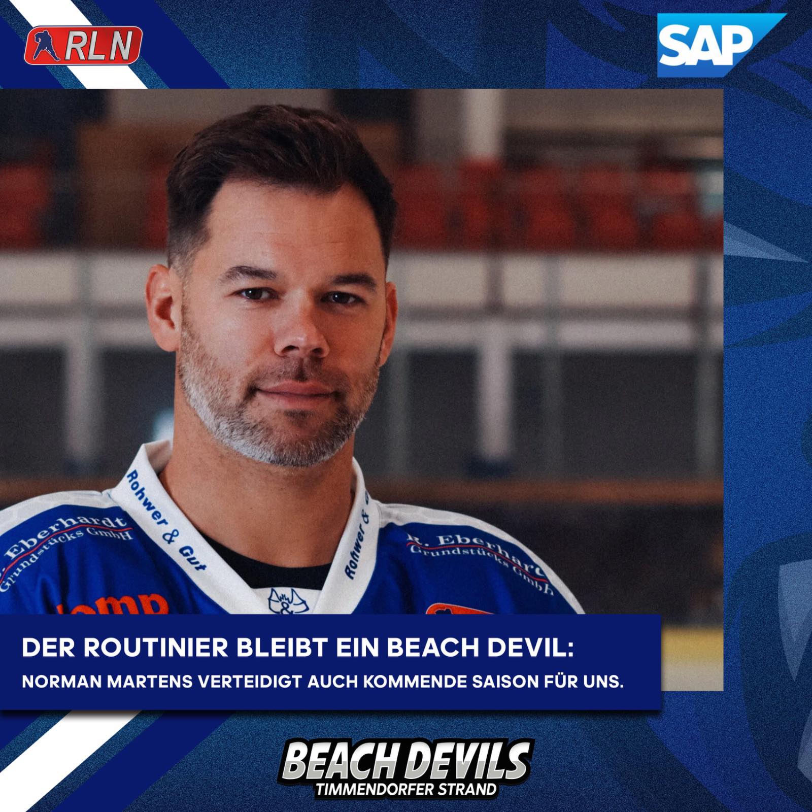 Norman Martens verteidigt auch in der Saison 2025/26 für unsere Devils!