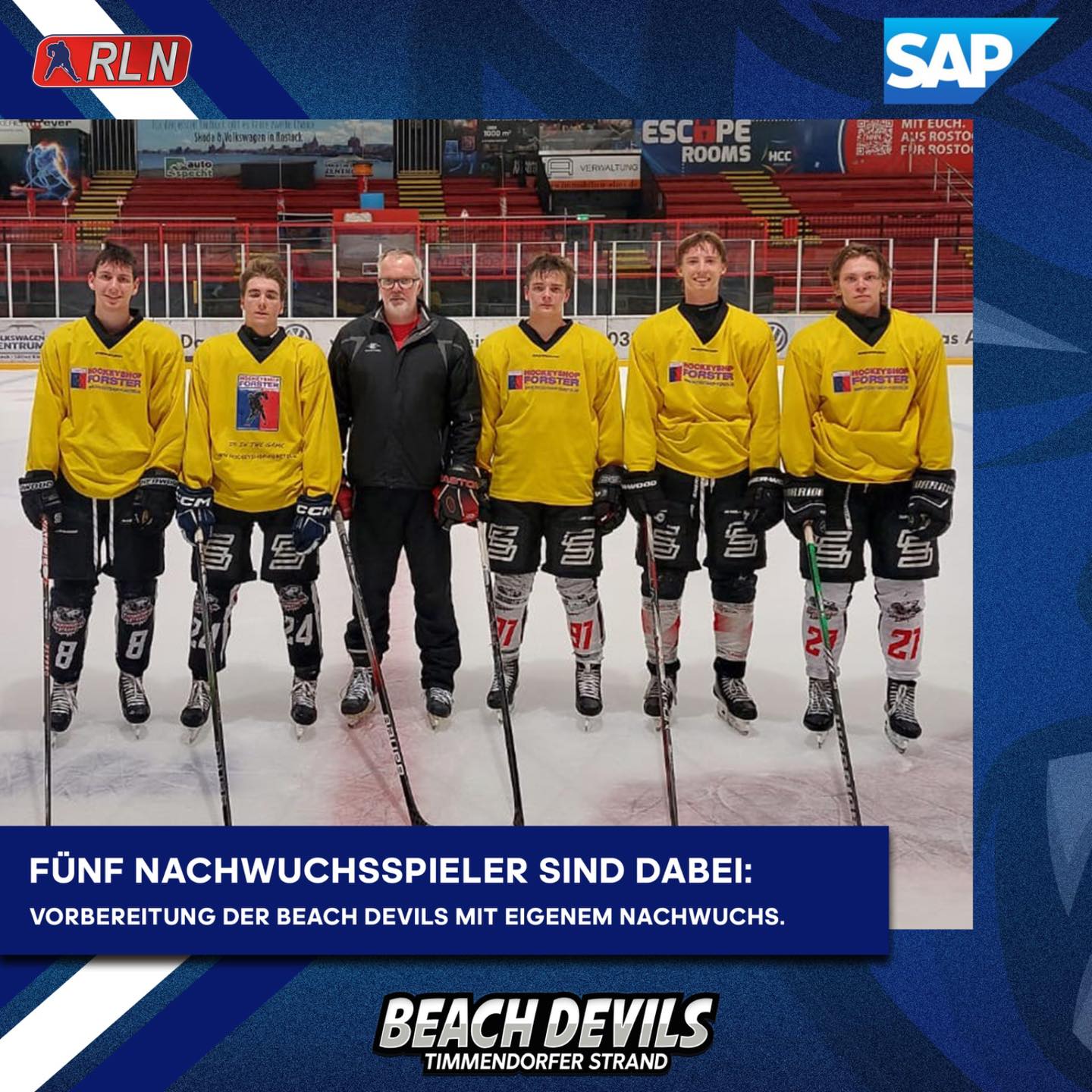 Fünf Nachwuchsspieler bestreiten komplette Vorbereitung der Beach Devils mit!