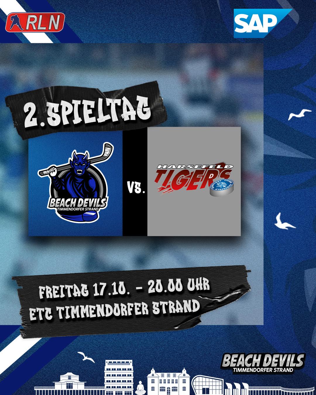 Beach Devils empfangen die Harsefeld Tigers am Freitag zum Heimspiel!