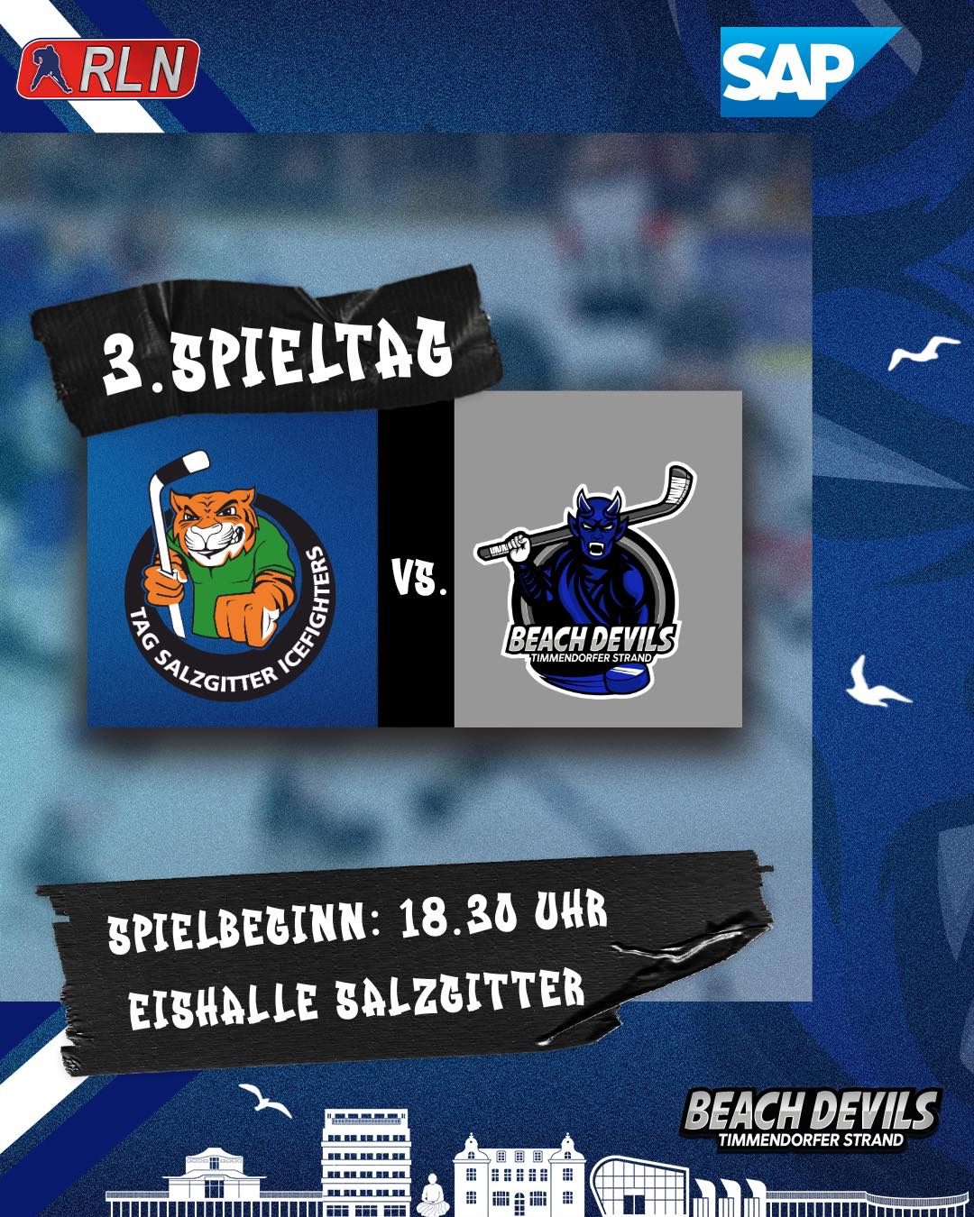 Beach Devils am heutigen Sonntag in Salzgitter gefordert.