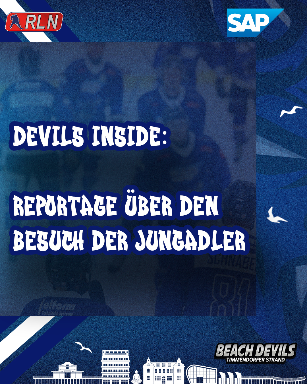 Reportage über den Trainingsbesuch von den Jungadlern Mannheim