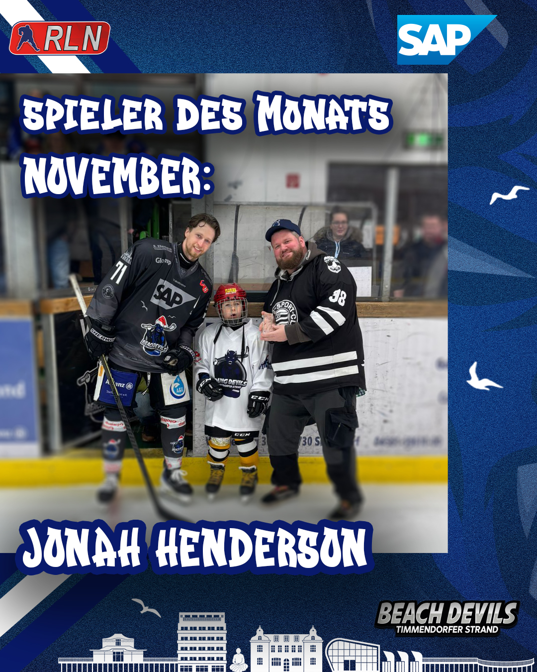 Jonah Henderson ist Spieler des Monats November!