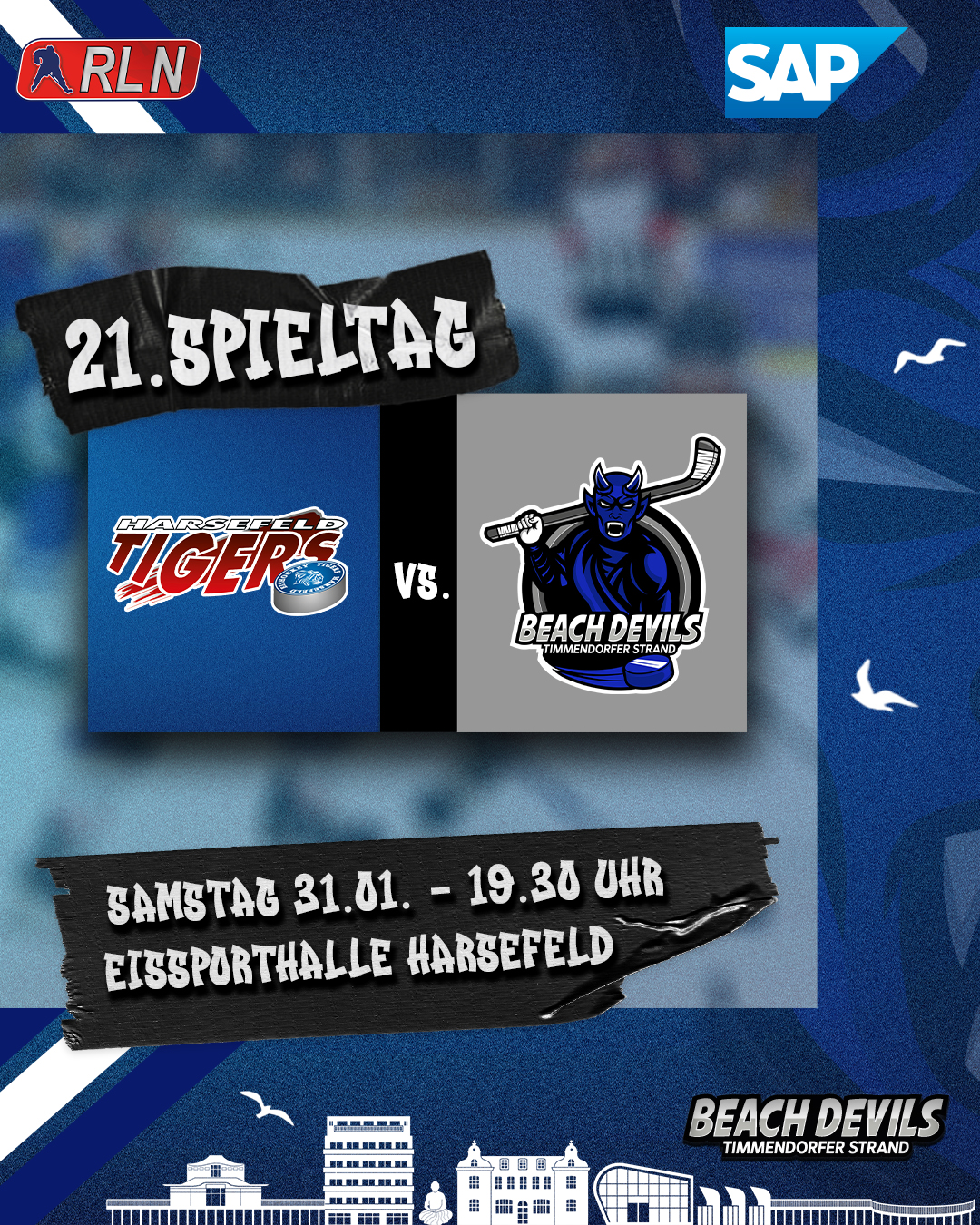 Beach Devils treten am Samstag um 19.30 Uhr in Harsefeld an!