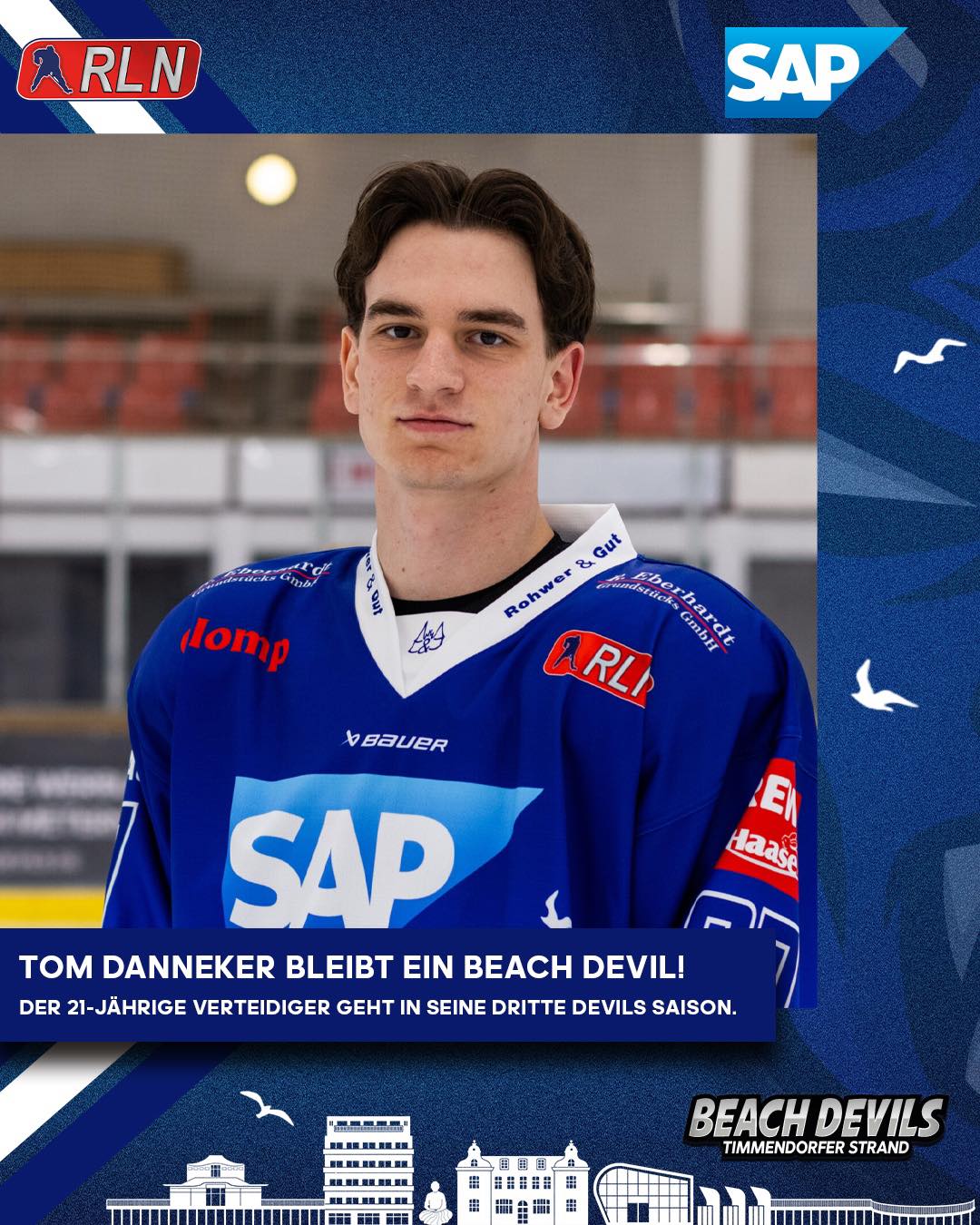 Tom Danneker bleibt den Beach Devils in der kommenden Saison erhalten!