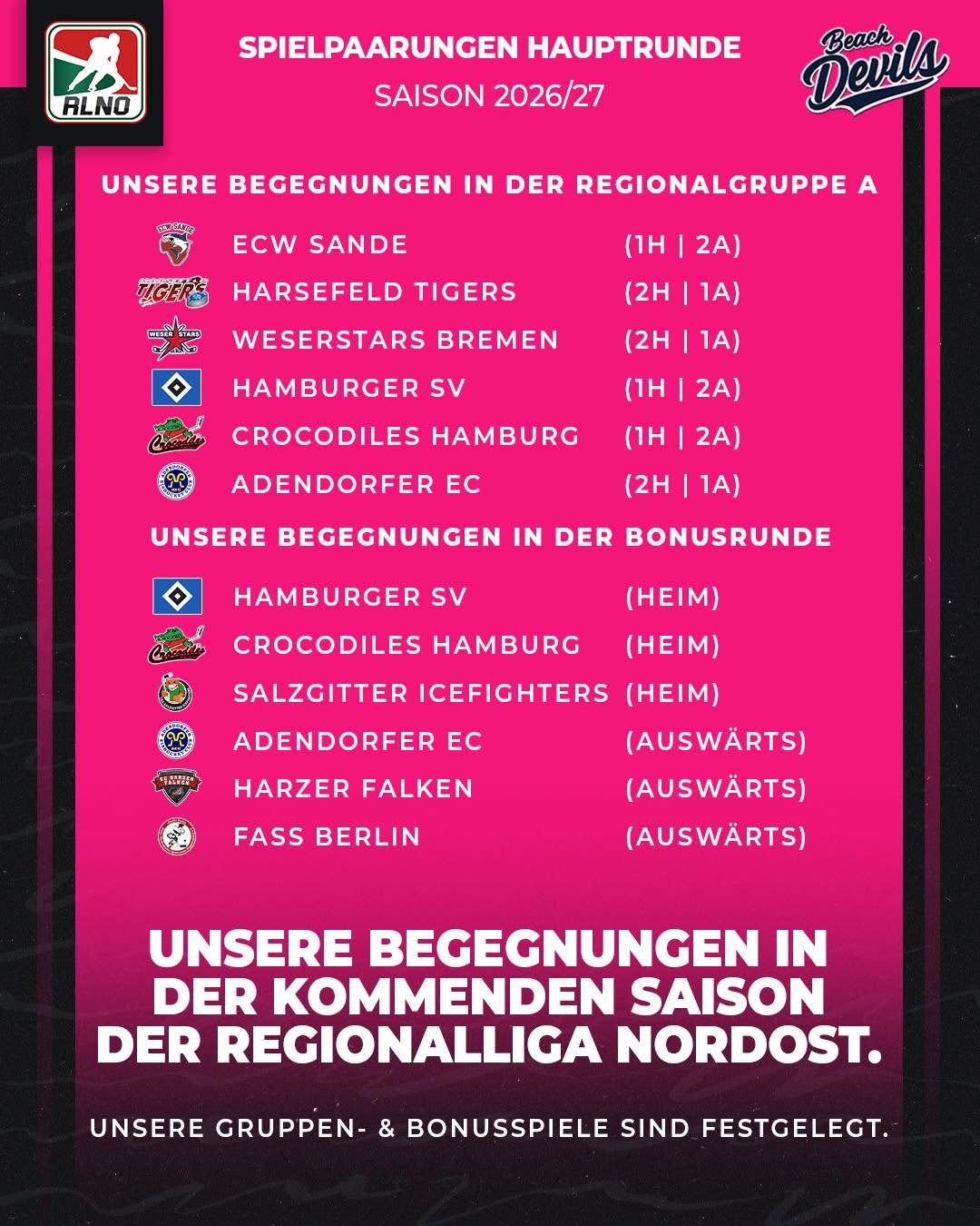 Regionalliga Nord-Ost legt Spielmodus für die Saison 2026/27 fest.