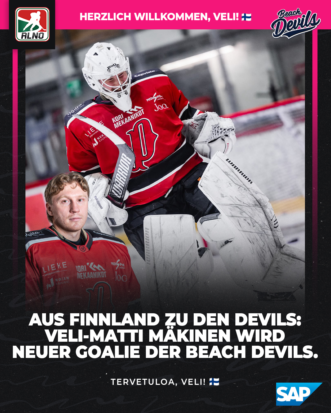 Mit Mäkinen präsentieren wir euch einen weiteren Goalie!