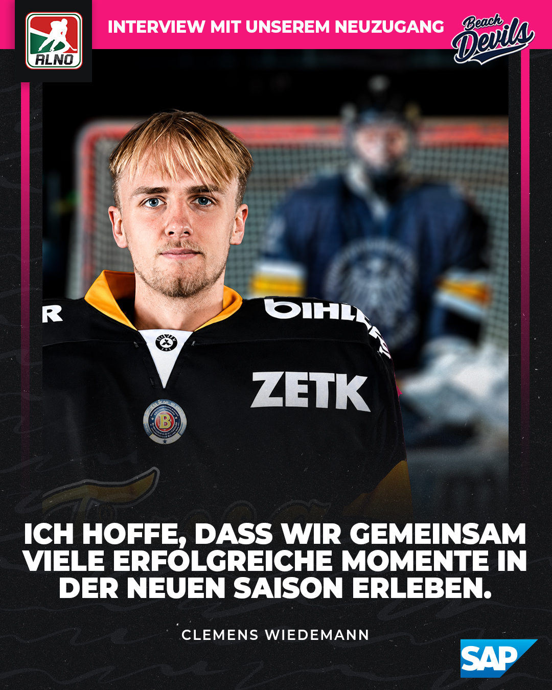 Interview: lernt unseren Neuzugang Clemens Wiedemann etwas näher kennen.