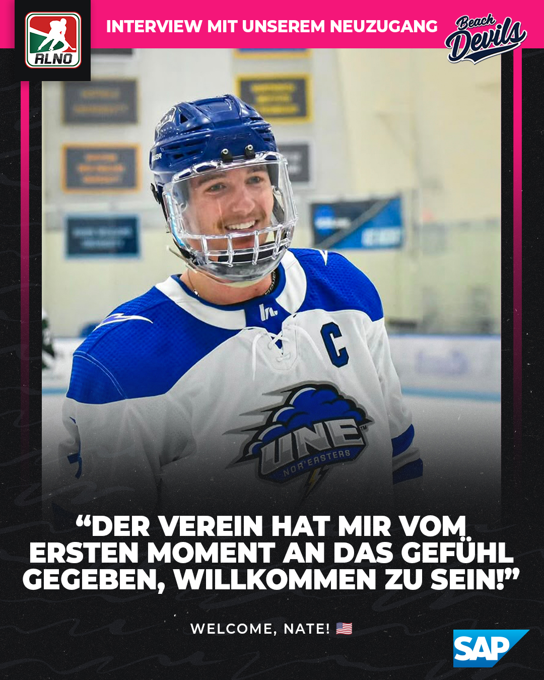 „Der Verein hat mir vom ersten Moment an
das Gefühl gegeben, willkommen zu sein.“