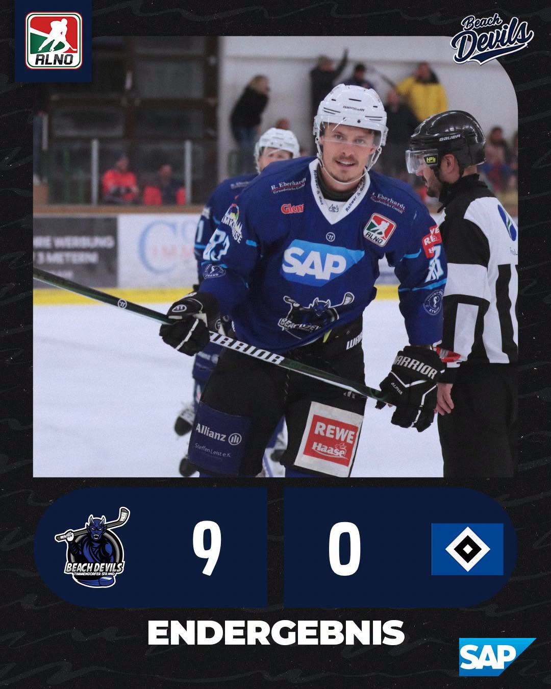 Beach Devils siegen zum Saisonauftakt mit 9:0 gegen den HSV!