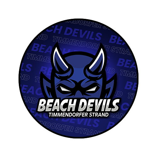 Bedruckter Puck Beach Devils