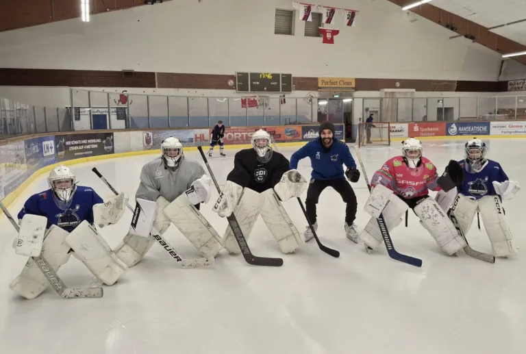 Mannschaftsfoto Goalie-Training